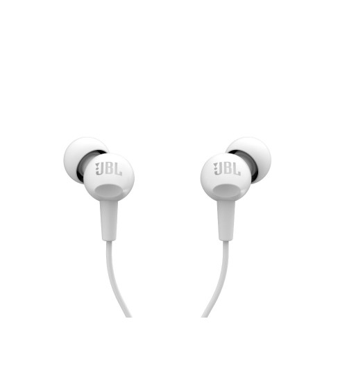 JBL C150SI in Ear Wired Headphone, White